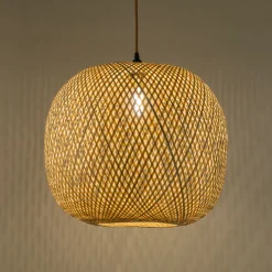 Suspension Naturelle|Suspension Non-Électrifiée*alinea Suspension non électrifiée en bambou D57cm - Naturel