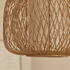 Suspension Naturelle|Suspension Non-Électrifiée*alinea Suspension non électrifiée en bambou et papier D29cm - Naturel