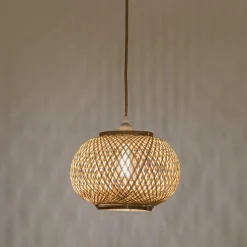 Lustre De Salle À Manger|Lustre*alinea Suspension non électrifiée en bambou - D30cm Naturel