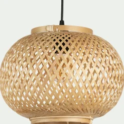 Lustre De Salle À Manger|Lustre*alinea Suspension non électrifiée en bambou - D30cm Naturel