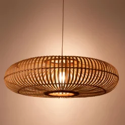 Lustre De Salle À Manger|Lustre*alinea Suspension non-électrifiée en bambou - D45cm Naturel
