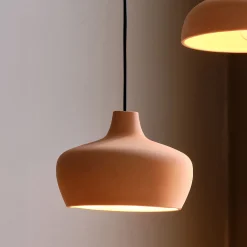 Lustre De Salle À Manger|Lustre*alinea Suspension ronde en terre cuite D18,6cm - argile Rose