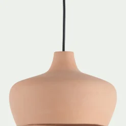 Lustre De Salle À Manger|Lustre*alinea Suspension ronde en terre cuite D18,6cm - argile Rose