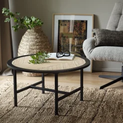 Table Basse*alinea Table basse en bois - Noir