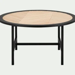 Table Basse*alinea Table basse en bois - Noir