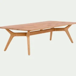Table Basse*alinea Table basse fixe en chêne - L150xl70xH40cm Bois clair
