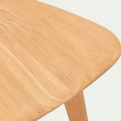 Table Basse*alinea Table basse triangulaire en chêne massif - Bois clair