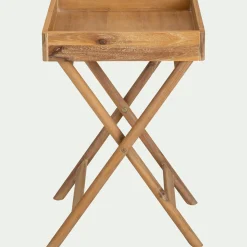 Table De Chevet|Bout De Canapé*alinea Table de chevet en bois d'acacia massif - Bois clair