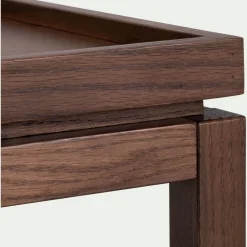 Table De Chevet*alinea Table de chevet en chêne L45xl35xH45cm - Bois foncé