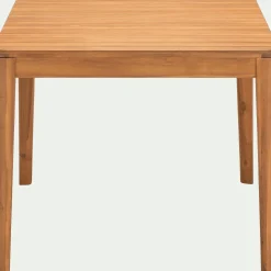 Table De Jardin|Table De Salle À Manger*alinea Table de jardin carrée en acacia - (4 places) Bois clair