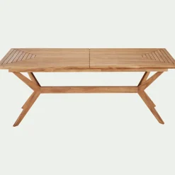 Table De Jardin*alinea Table de jardin extensible en acacia huilé - (10 à 12 places) Bois clair