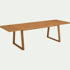 Table De Jardin*alinea Table de jardin extensible en teck FSC - (8 à 10 places) Bois clair