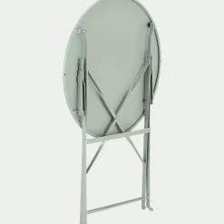 Table De Jardin*alinea Table de jardin pliante en acier - olivier (2 places) Vert