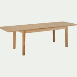 Table Extensible|Table De Salle À Manger*alinea Table de repas extensible en bois - (8 à 12 places) Bois clair