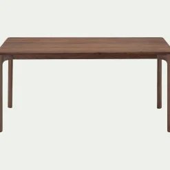 Table De Salle À Manger*alinea Table de repas fixe en noyer massif - (6 places) Bois foncé