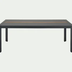 Table De Jardin|Table De Salle À Manger*alinea Table de repas jardin en duraboard et aluminium - (8 places) Noir