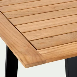 Table De Jardin*alinea Table de repas jardin en teck et aluminium - (10 places) Bois clair