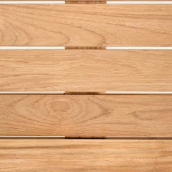 Table De Jardin*alinea Table de repas jardin en teck et aluminium - (10 places) Bois clair