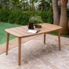 Table De Jardin*alinea Table de repas jardin en acacia - bois clair (6 places)