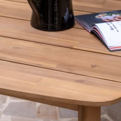 Table De Jardin*alinea Table de repas jardin en acacia - bois clair (6 places)