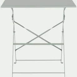 Table De Jardin*alinea Table de repas jardin pliante en acier - olivier (2 places) Vert