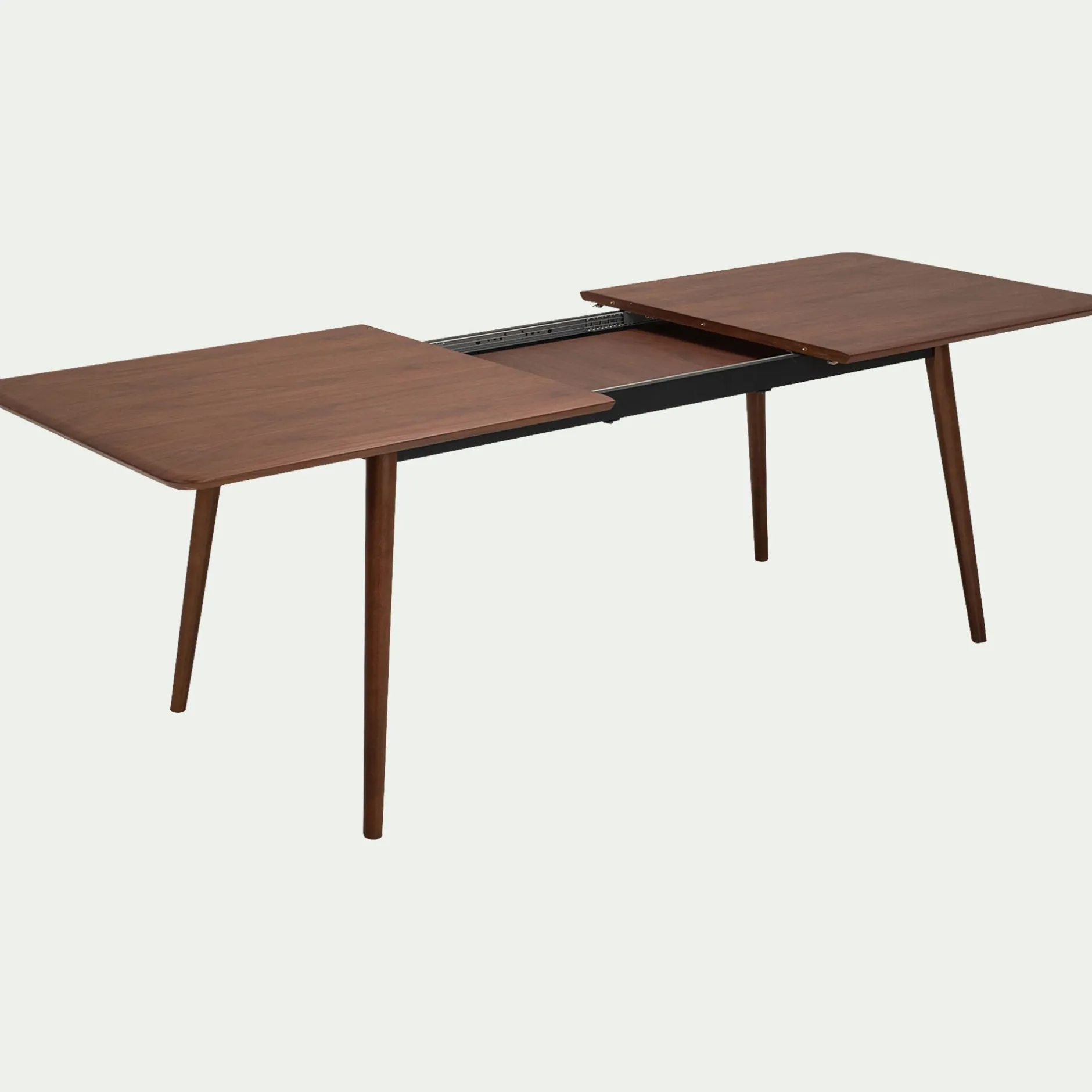 Table Extensible|Table De Salle À Manger*alinea Table de repas rectangulaire extensible en bois - (8 à 10 places) Bois foncé