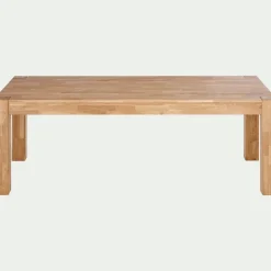 Table De Salle À Manger*alinea Table de repas rectangulaire en chêne huilé - (8 places) Bois clair