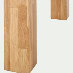 Table De Salle À Manger*alinea Table de repas rectangulaire en chêne huilé - (8 places) Bois clair