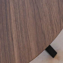 Table De Salle À Manger*alinea Table de repas ronde en bois - (6 places) Bois foncé