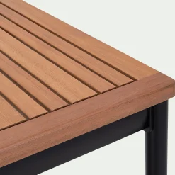 Table De Jardin|Table Haute De Jardin*alinea Table haute de repas jardin en eucalyptus - (6 places) Bois clair