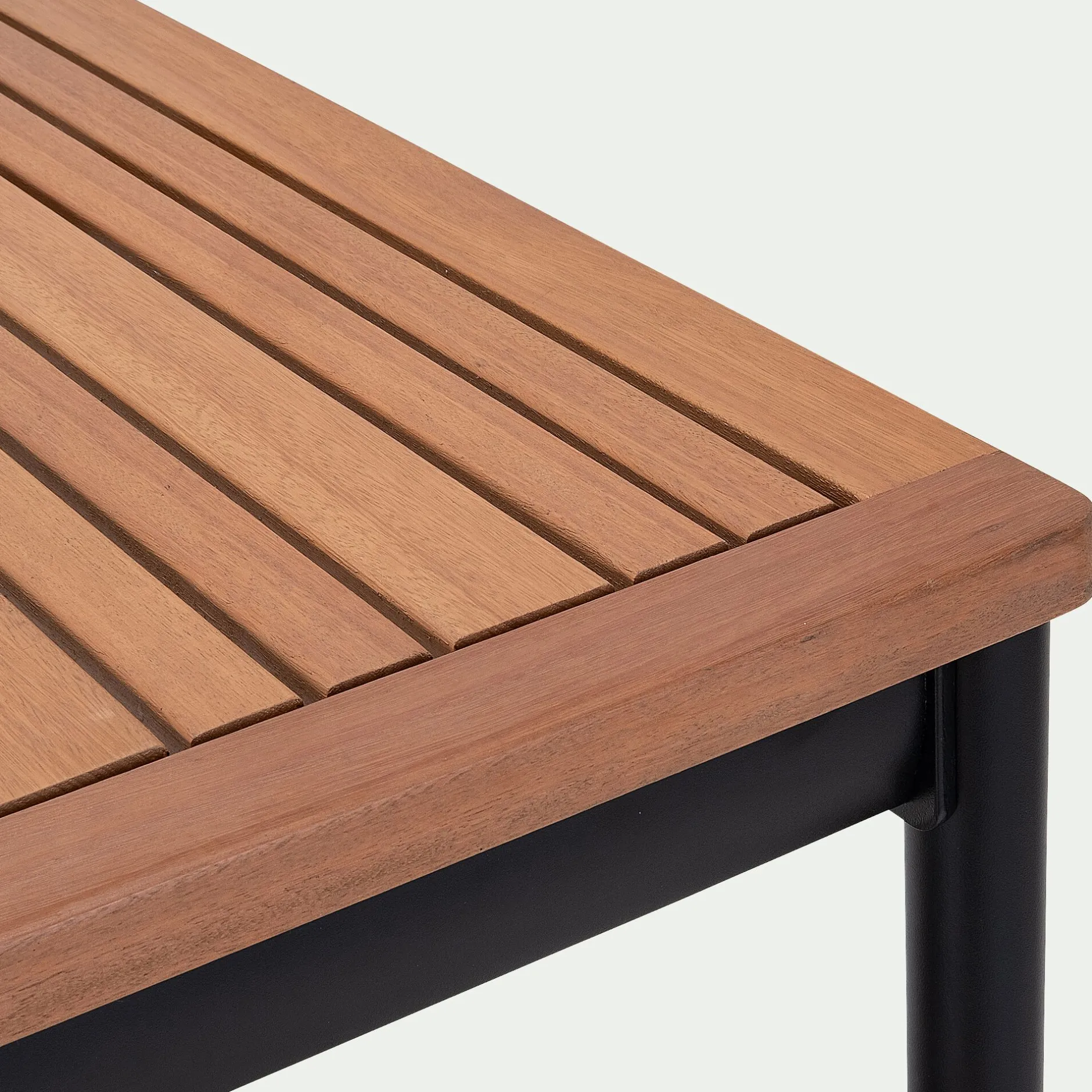 Table De Jardin|Table Haute De Jardin*alinea Table haute de repas jardin en eucalyptus - (6 places) Bois clair