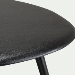 Bout De Canapé|Table Basse*alinea Tables gigognes en fonte d'aluminium - Noir