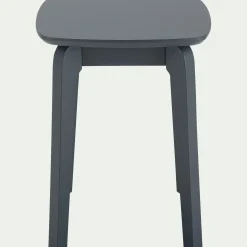 Table De Chevet|Tabouret*alinea Tabouret bas en bois d'hévéa H45cm - restanque Gris