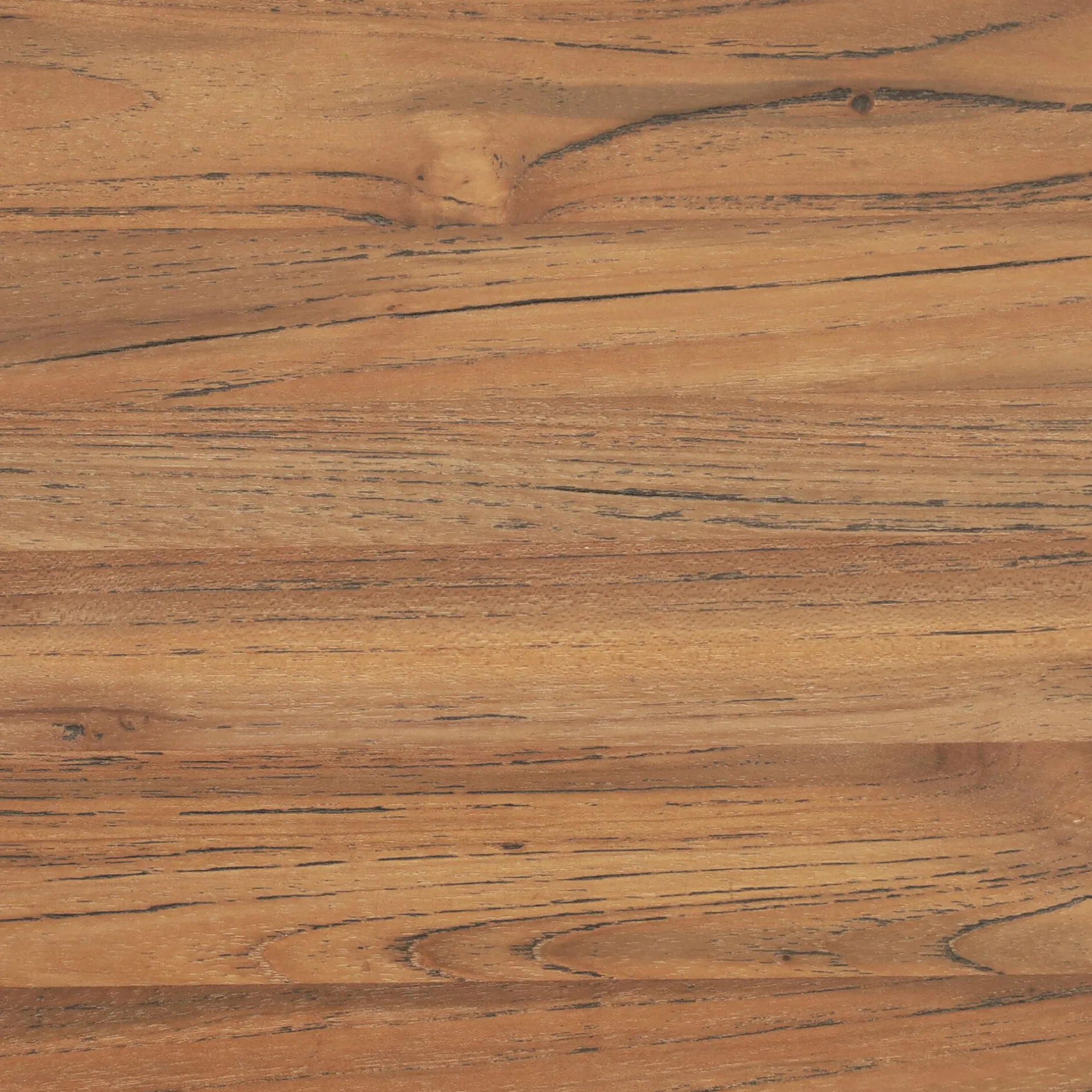 Tabouret*alinea Tabouret bas en teck recyclé H45cm - Bois foncé