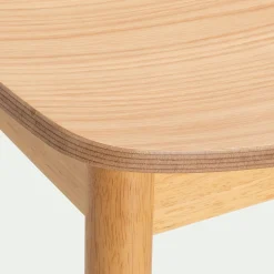 Tabouret Haut De Bar*alinea Tabouret de bar en chêne et hévéa H77cm - Bois clair