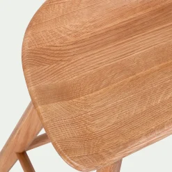 Tabouret Haut De Bar*alinea Tabouret haut en chêne massif H66cm - Bois clair