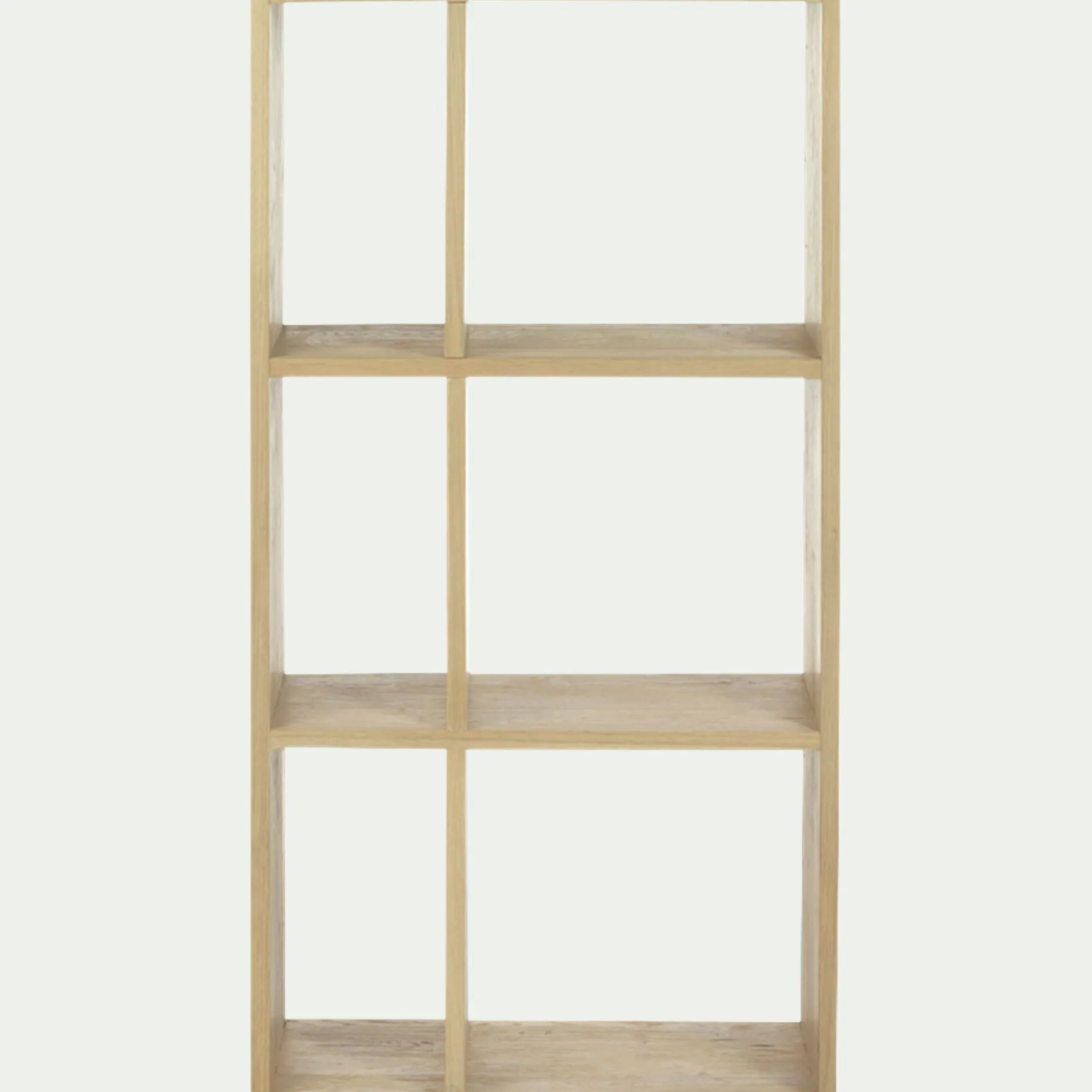 Rangement À Composer|Bibliothèque Et Étagère*alinea Étagère 6 cases en chêne - Bois clair