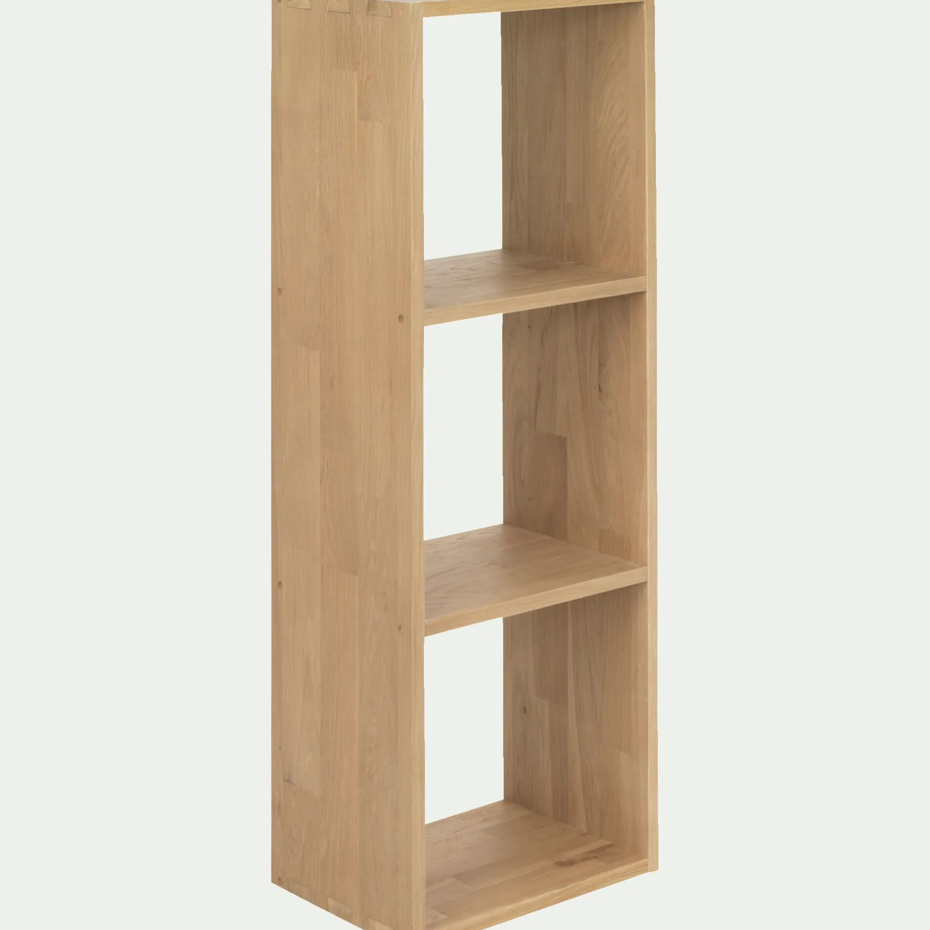 Rangement À Composer|Bibliothèque Et Étagère*alinea Étagère 3 cases en chêne - Bois clair