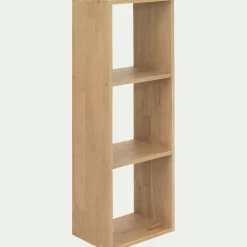 Rangement À Composer|Bibliothèque Et Étagère*alinea Étagère 3 cases en chêne - Bois clair
