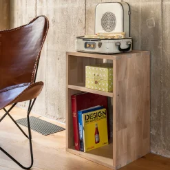 Rangement À Composer|Bibliothèque Et Étagère*alinea Étagère 2 cases en chêne - Bois clair