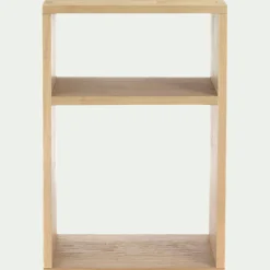 Rangement À Composer|Bibliothèque Et Étagère*alinea Étagère 2 cases en chêne - Bois clair