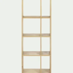 Rangement À Composer|Bibliothèque Et Étagère*alinea Étagère 8 cases en chêne lamellé - Bois clair