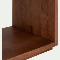 Rangement À Composer|Bibliothèque Et Étagère*alinea Étagère 6 cases en chêne massif - Bois foncé