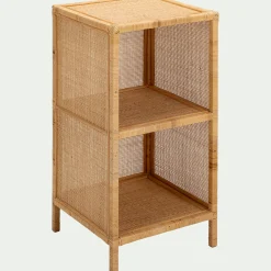 Bibliothèque Enfant|Bibliothèque Enfant*alinea Étagère 2 cases en rotin - Naturel