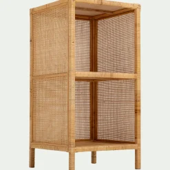 Bibliothèque Enfant|Bibliothèque Enfant*alinea Étagère 2 cases en rotin - Naturel