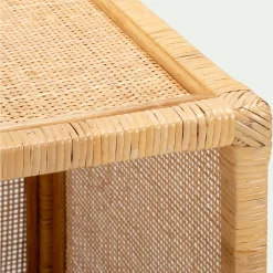 Bibliothèque Enfant|Bibliothèque Enfant*alinea Étagère 2 cases en rotin - Naturel