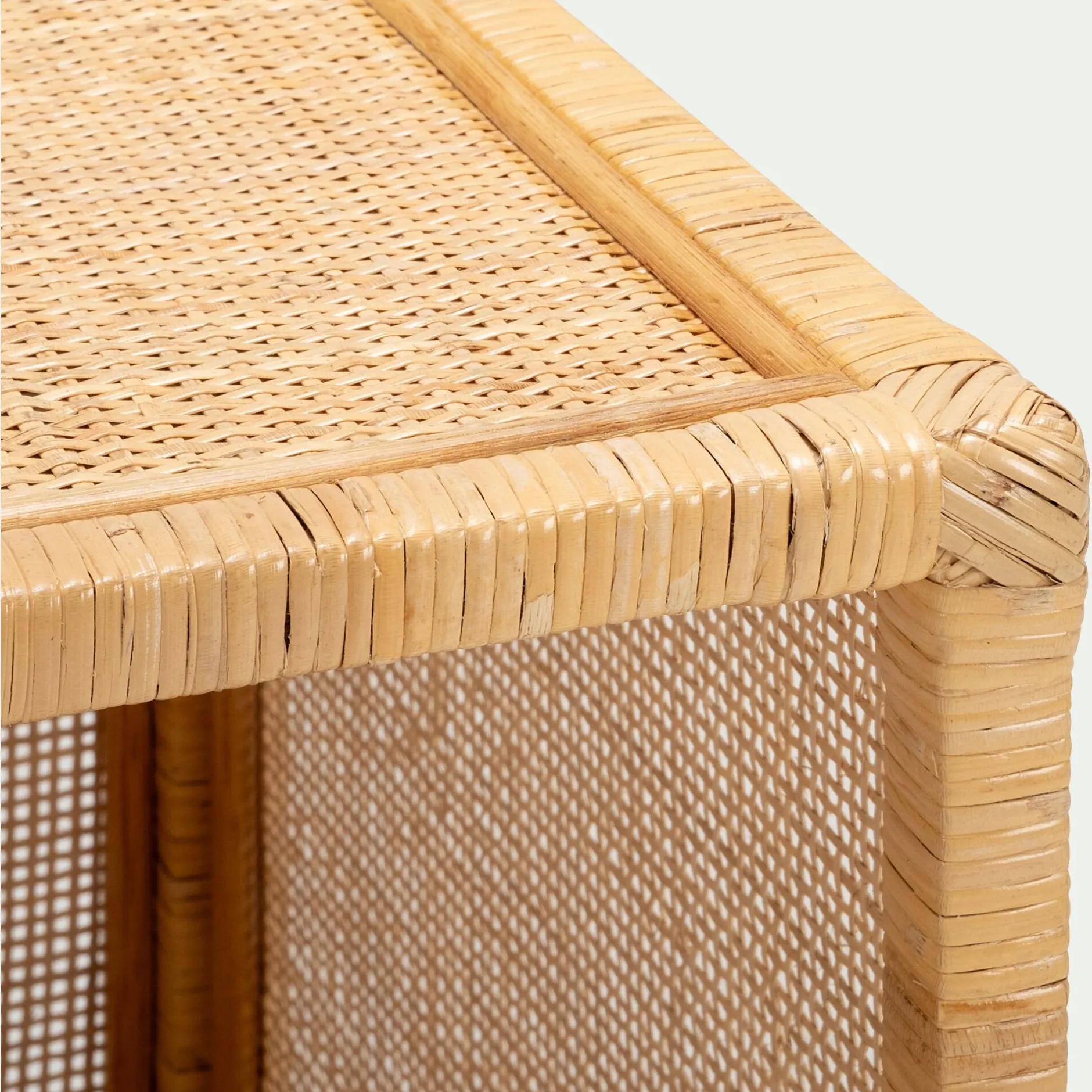 Bibliothèque Enfant|Bibliothèque Enfant*alinea Étagère 2 cases en rotin - Naturel