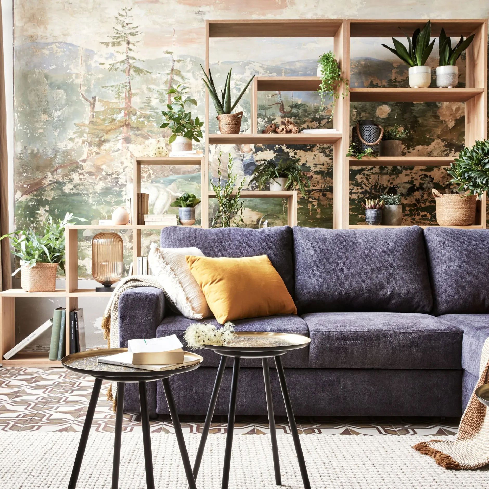 Rangement À Composer|Bibliothèque Et Étagère*alinea Étagère 5 tablettes en chêne - Bois clair