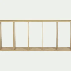 Rangement À Composer|Bibliothèque Et Étagère*alinea Étagère 5 tablettes en chêne - Bois clair