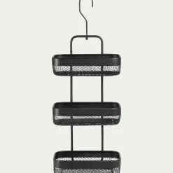 Accessoire De Salle De Bain|Rangement De Salle De Bain*alinea Étagère de douche en acier - Noir